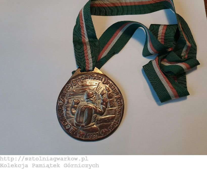 Medal III Centralnych Zawodów Sprawności Drużyn Ratownictwa Górniczego 1987