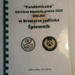 Śpiewnik - Pandemiczna Górnicza Biesiada Piwna w Sieci 2020