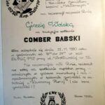 1980 - Zaproszenie na Babski Comber - Gizela Wolska